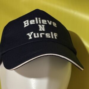 Believe N Yurslf Black Baseball Cap